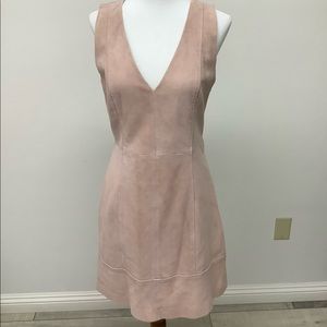 Intermix Sydney Suede Mini Dress